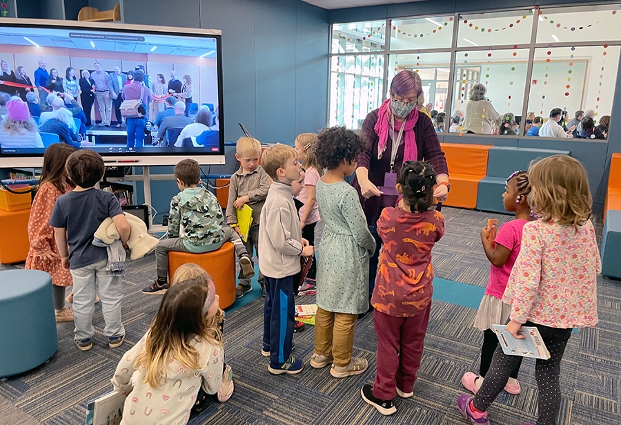 Solar Project Ribbon-Cutting Ceremony at Clinton Elementary – BBS Arch